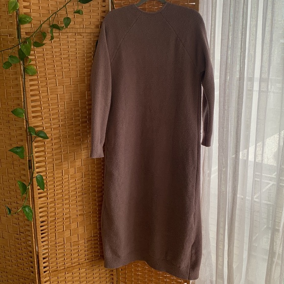 La vie en rose - long purple cozy sweater - really cute belted - size S - Picture 4 of 4